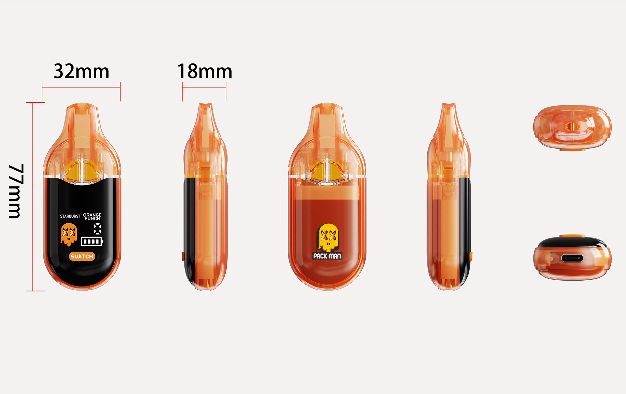 packman switch dual vape